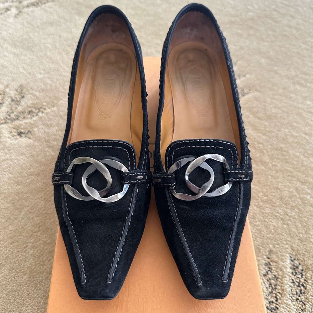 TOD'S Suede Heels